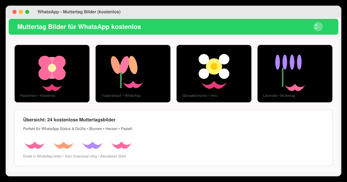 Muttertag bilder für WhatsApp kostenlos