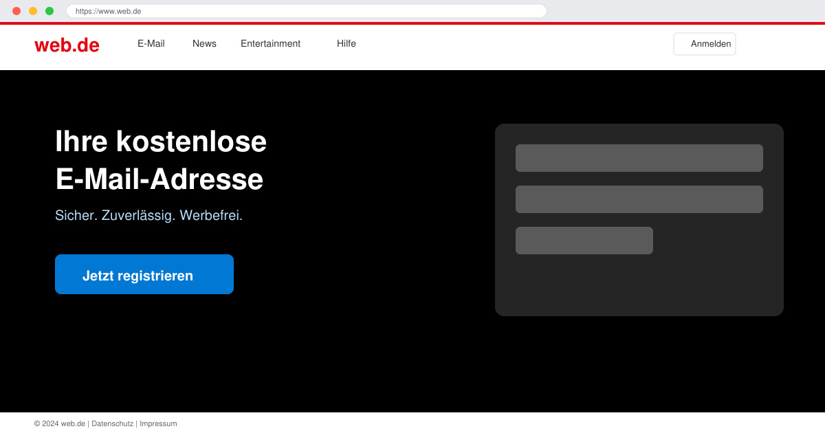 Neue email web de