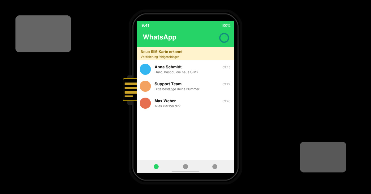 Neue sim karte WhatsApp funktioniert nicht