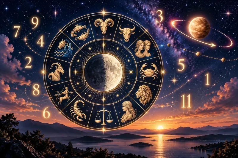 Números da sorte da semana de 28 de setembro a 4 de outubro de 2026 para os 12 signos