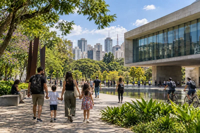 O que fazer grátis em São Paulo de 9 a 11 de outubro de 2026: museus, biblioteca, parque, oficinas e programas para crianças