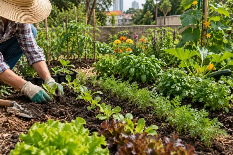 O que plantar em São Paulo em outubro de 2026: hortaliças, ervas, flores e checklist semana a semana