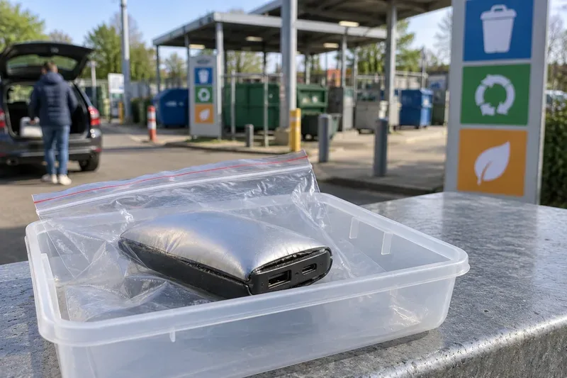 Opgezwollen powerbank weggooien in Den Haag: hier kunt u veilig terecht