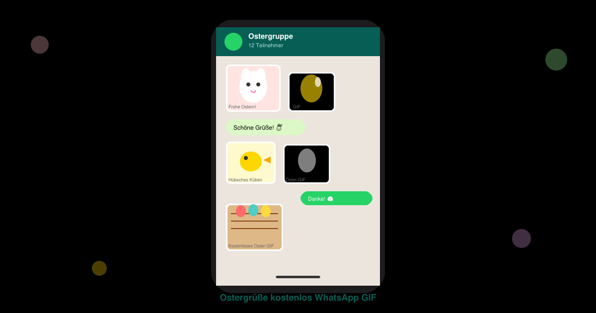 Ostergrüße kostenlos WhatsApp gif