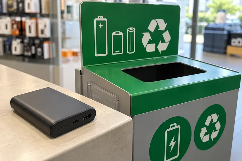 Où jeter une batterie externe ? Les bons points de collecte et les précautions à prendre