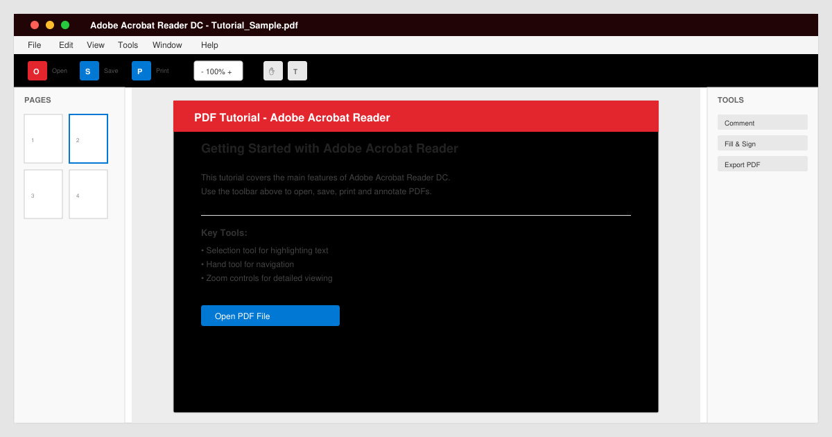 PDF Adobe Acrobat reader