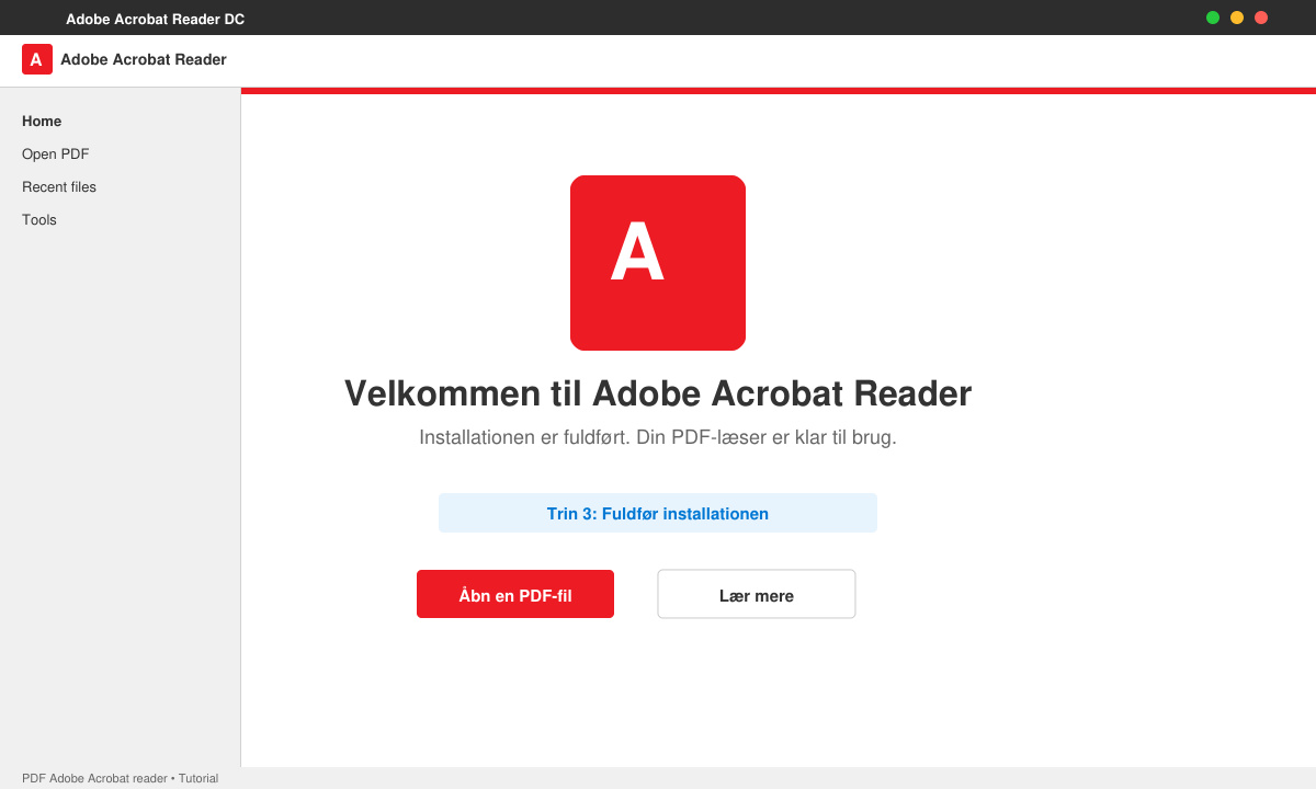 صورة توضح ملف PDF مفتوح داخل PDF Adobe Acrobat reader مع خيارات التعليق والطباعة