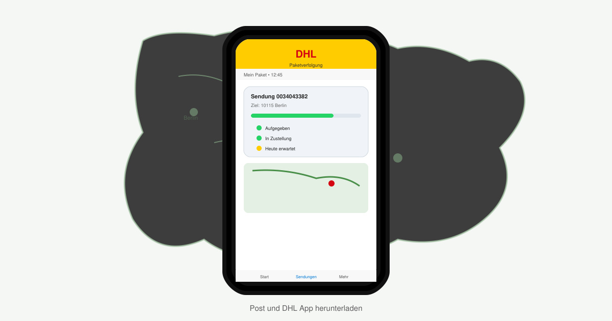 Post und DHL app herunterladen