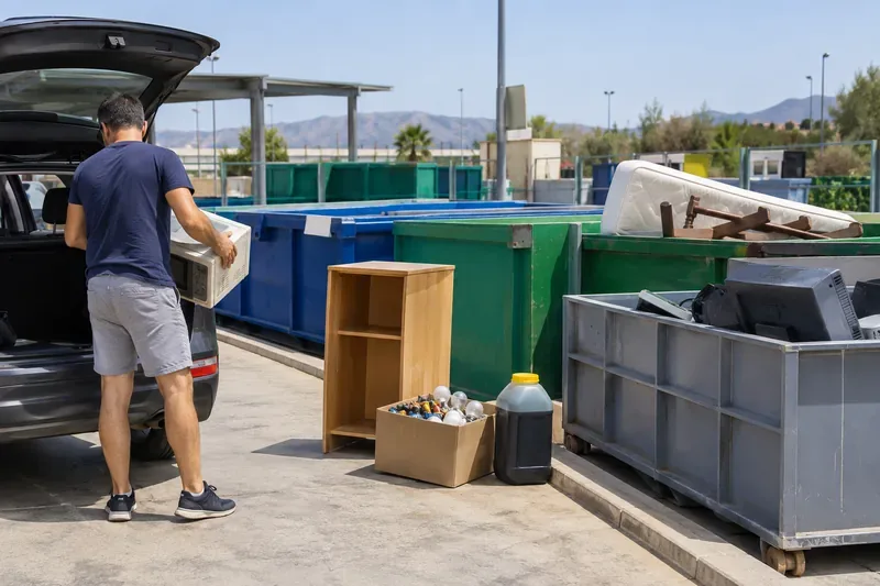 Punto limpio en Almería: qué residuos aceptan, dónde están y cómo acceder