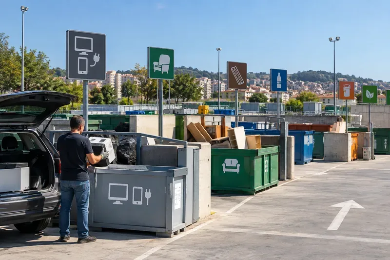 Punto limpio en Badalona: qué residuos aceptan, dónde están y cómo acceder