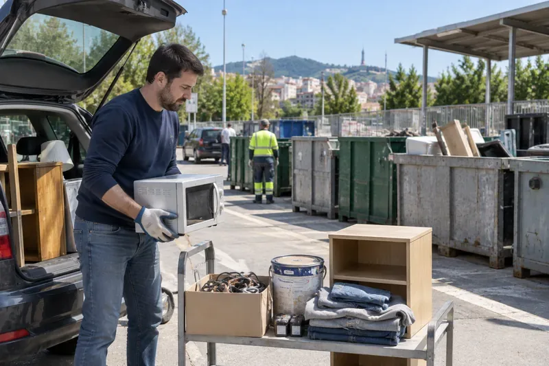 Punto limpio en Barcelona: qué residuos aceptan y cómo acceder sin equivocarte