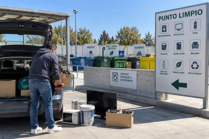 Punto limpio en Valladolid: qué residuos aceptan, límites y cómo acceder