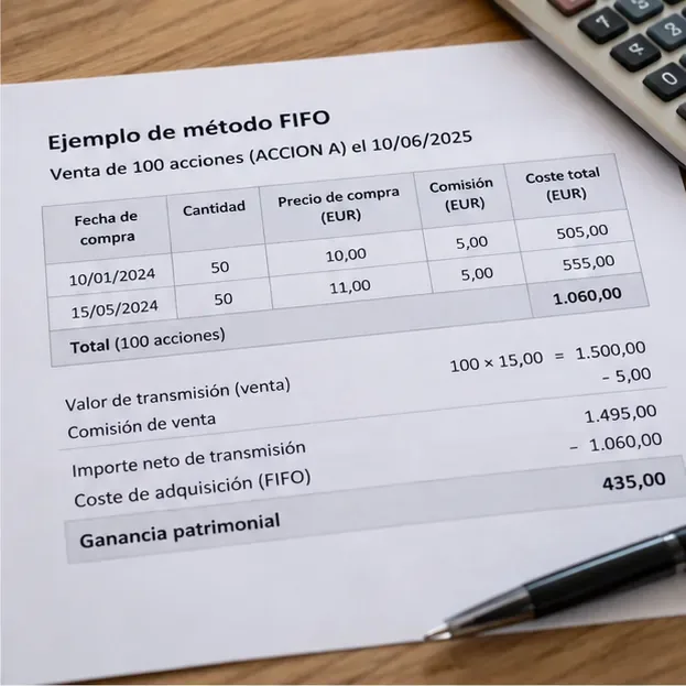 Renta 2026: cómo declarar ventas de acciones sin perder de vista FIFO, comisiones y pérdidas