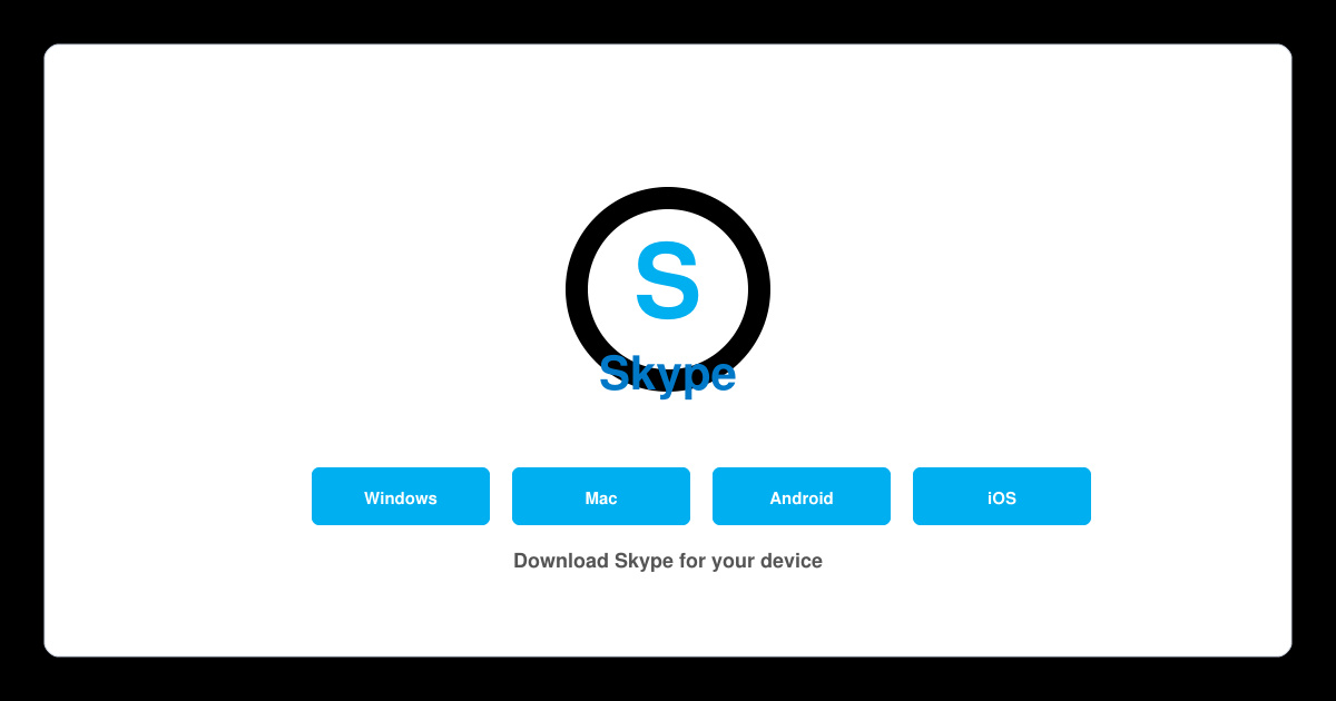 Skype Download Skype Download