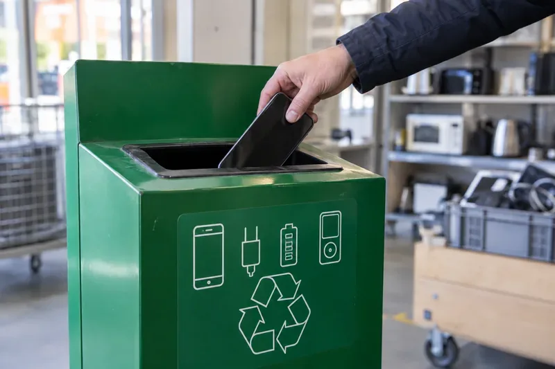 Smartphone weggooien in Leiden: waar levert u hem veilig in?