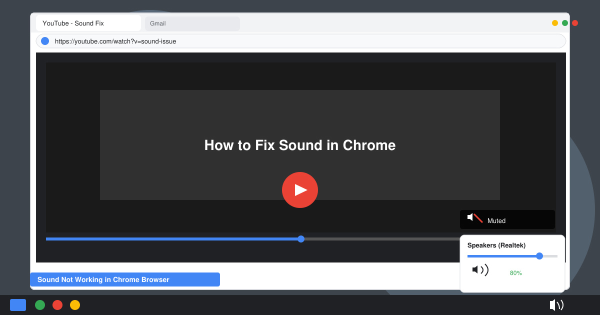 Sound Not Working in Chrome Browser