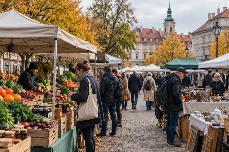 Targi, bazary i wyprzedaże w Warszawie w październiku 2026: sprawdzone terminy i zasady