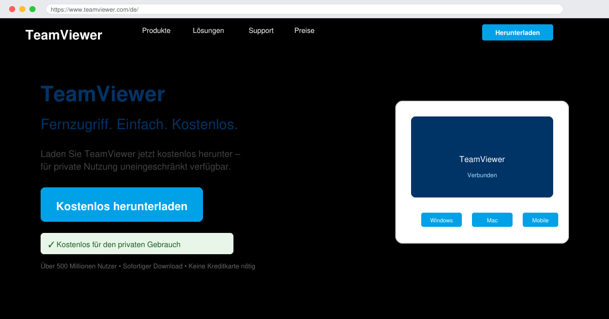 Team viewer download kostenlos