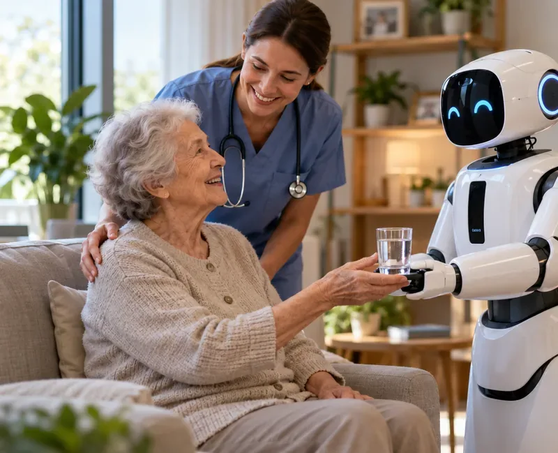 Die Zukunft der geriatrischen Gesundheitsversorgung: Wie Robotik und intelligente Überwachung zusammenarbeiten können
