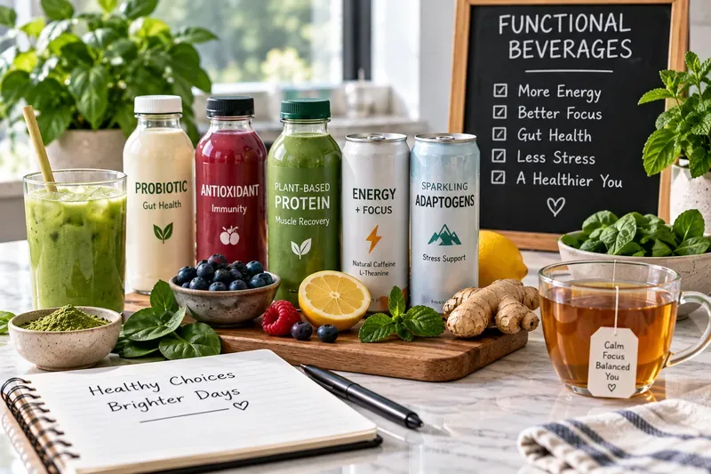 The Rise of Functional Beverages: What They Can Do, What to Check, and Who They Suit