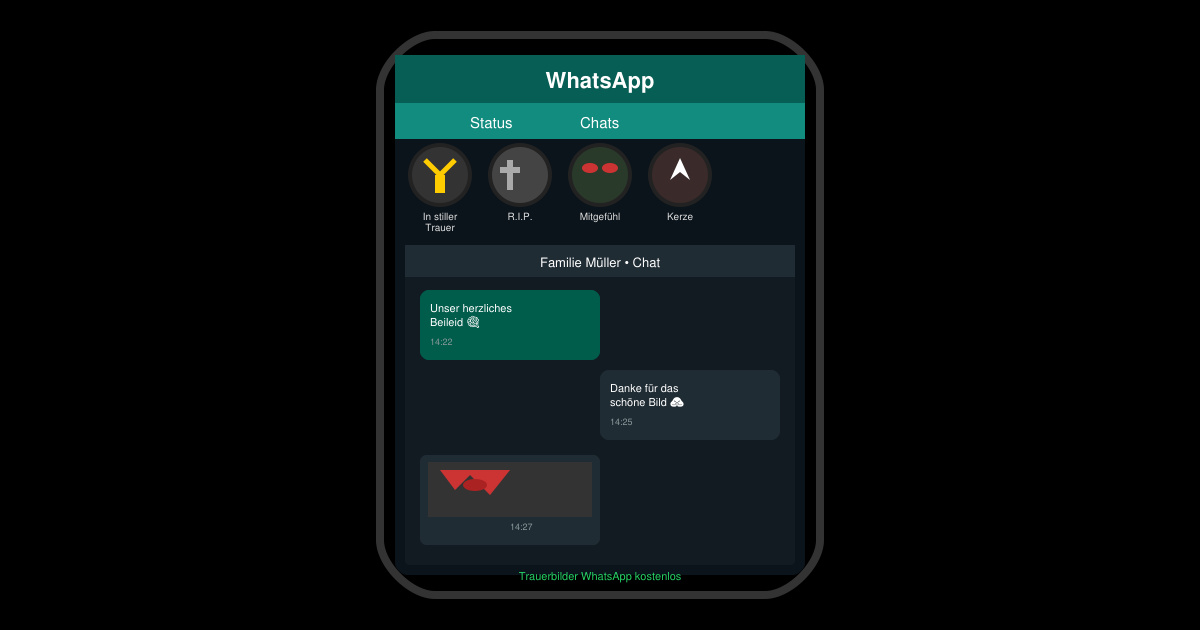 Trauer bilder WhatsApp kostenlos