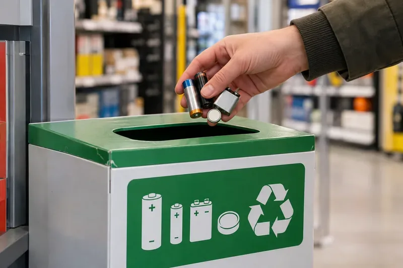 Waar kunt u batterijen weggooien in Tilburg? Winkels, Mobiele Recyclestraat en milieustraat vergeleken