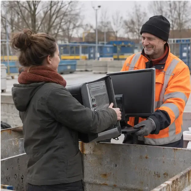 Stap 4 bij het veilig inleveren van een computer in Utrecht