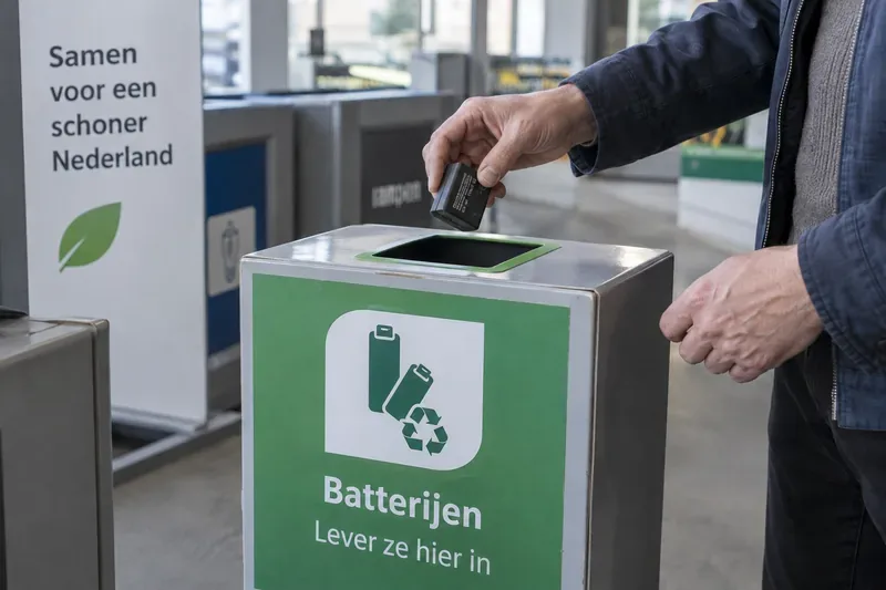 Waar kunt u een lithiumbatterij weggooien in Ede? De beste route per type