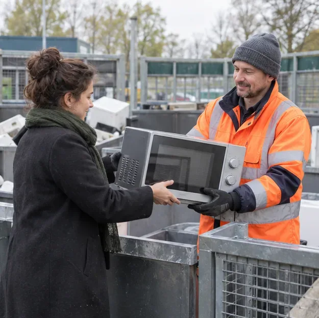 Waar kunt u een magnetron weggooien in Amsterdam? Recyclepunt en inleveren