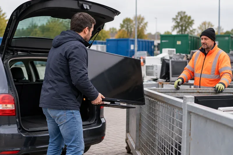 Waar kunt u een televisie weggooien in Rotterdam? Vergelijk de beste routes voor uw situatie