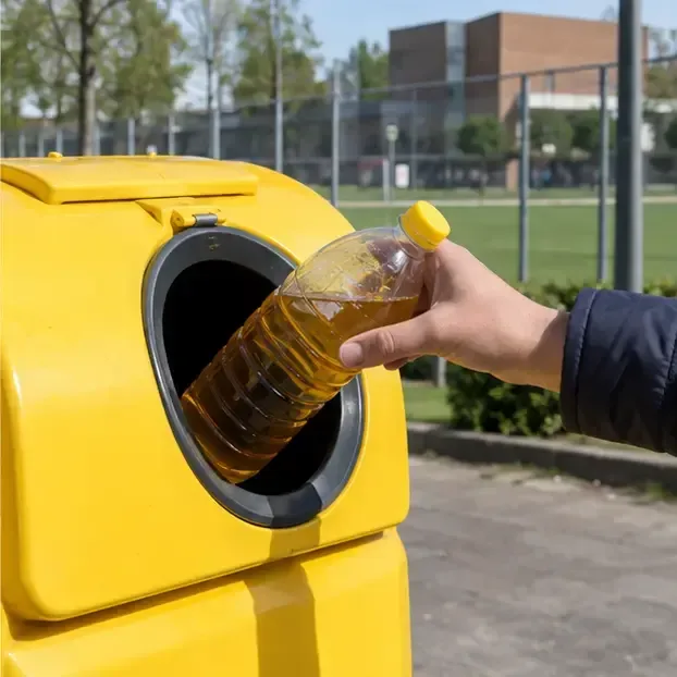 Waar kunt u frituurvet weggooien in Almere? Zo levert u het veilig in