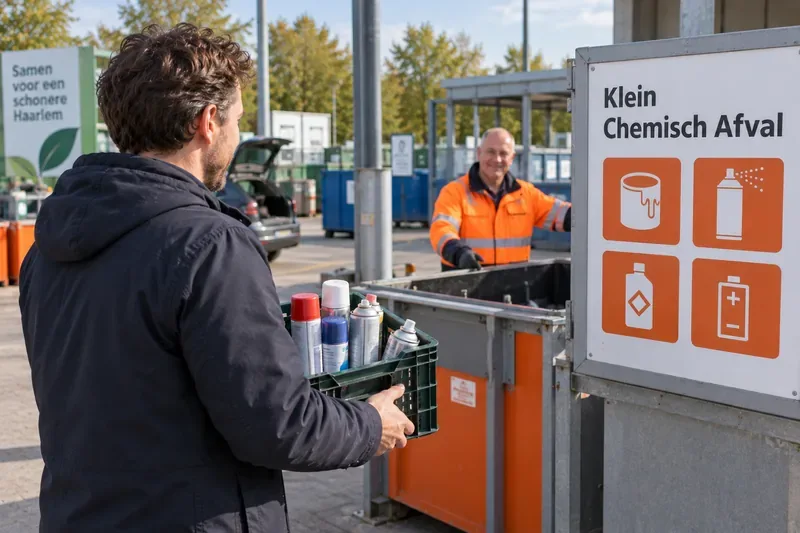 Waar kunt u spuitbussen weggooien in Haarlem? Zo kiest u de juiste afvalroute