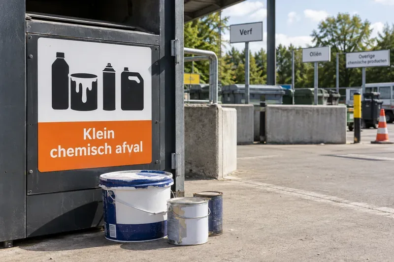 Waar kunt u verf weggooien? Zo levert u verfresten en lege blikken goed in