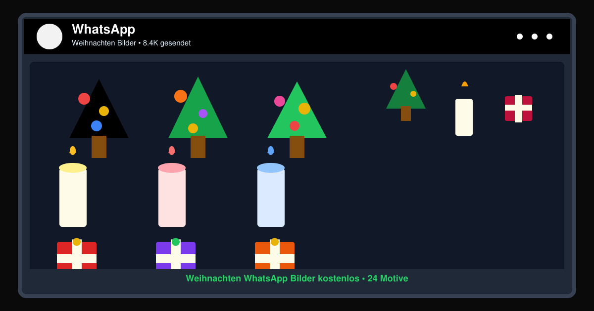 Weihnachten WhatsApp bilder kostenlos