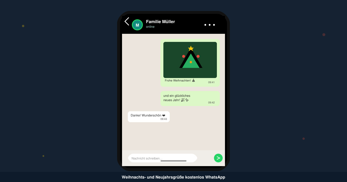 Weihnachts und neujahrsgrüße kostenlos WhatsApp