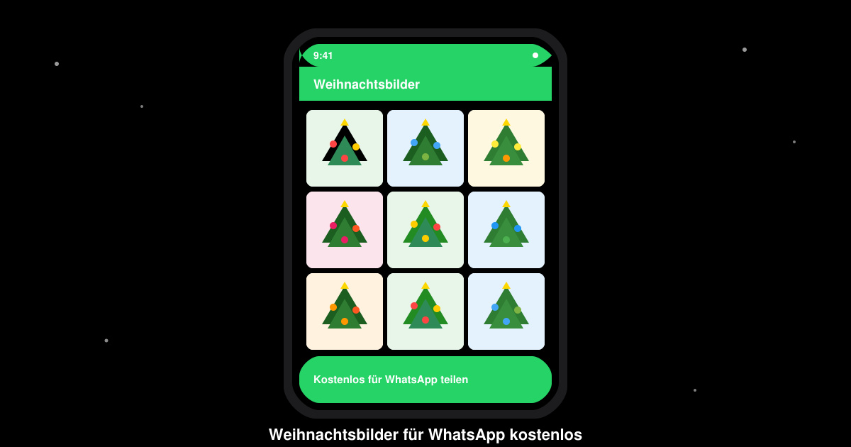 Weihnachtsbilder für WhatsApp kostenlos