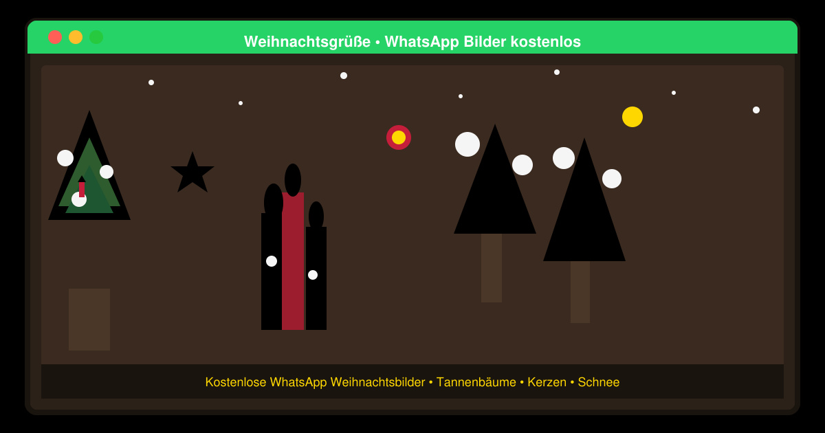 Weihnachtsgrüße WhatsApp bilder kostenlos