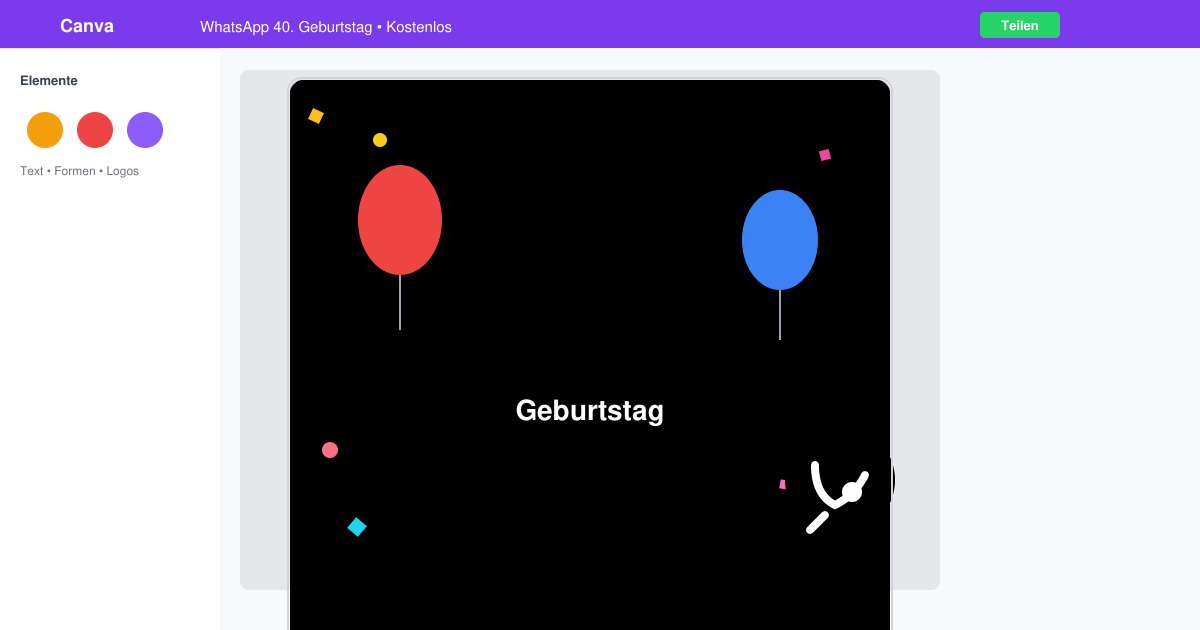 WhatsApp 40 geburtstag kostenlos