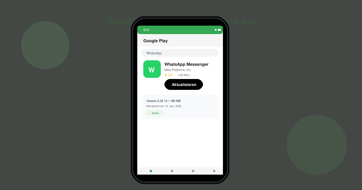 WhatsApp aktualisieren wie geht das