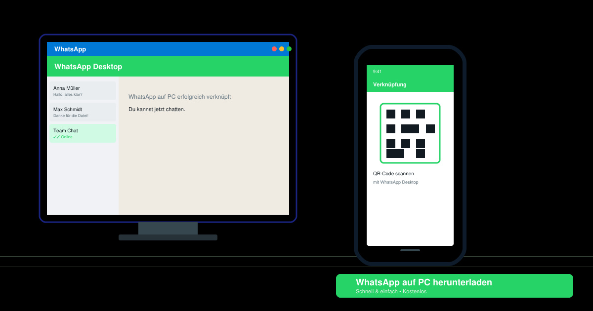 WhatsApp auf PC herunterladen
