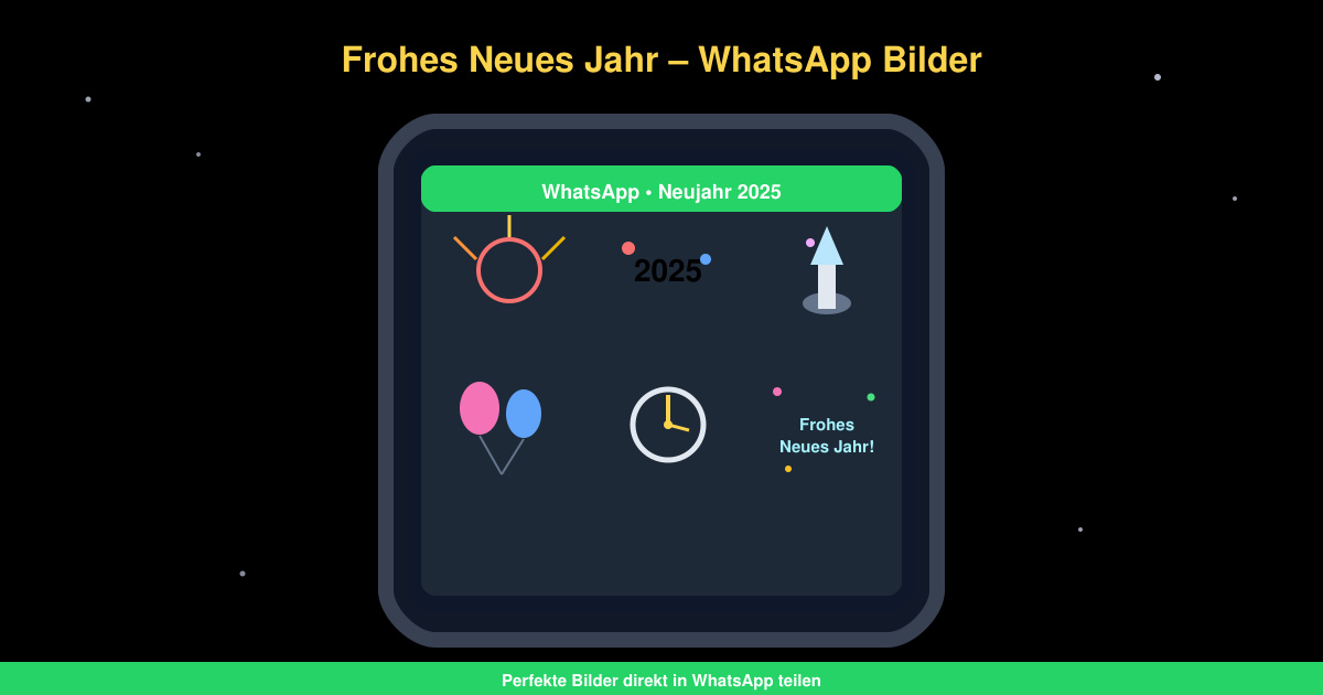 WhatsApp bild frohes neues jahr