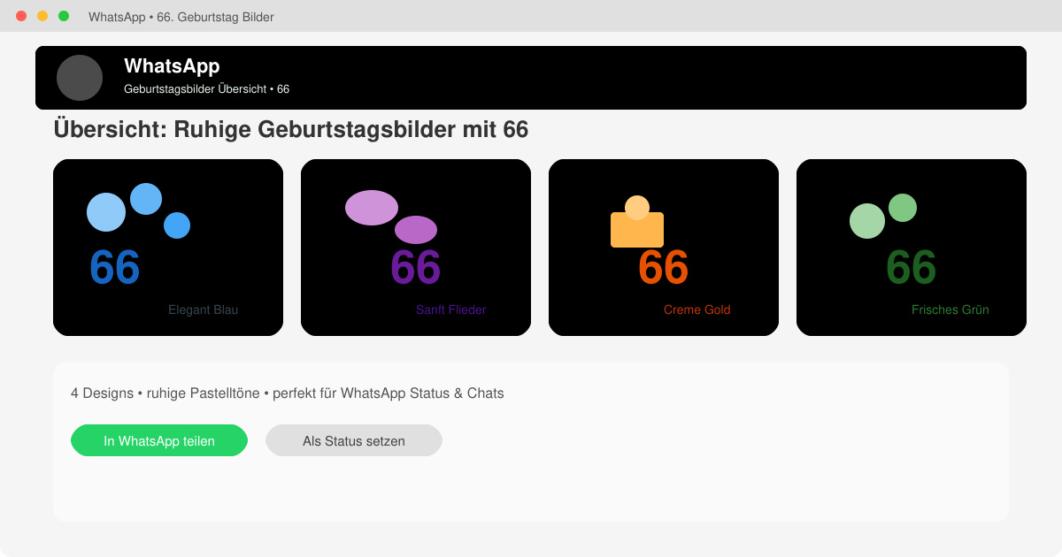 WhatsApp bilder 66 geburtstag