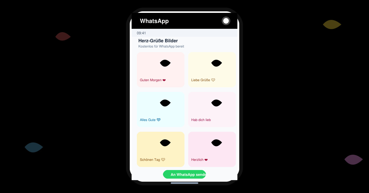 WhatsApp bilder grüße mit herz kostenlos