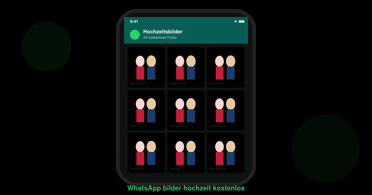 WhatsApp bilder hochzeit kostenlos