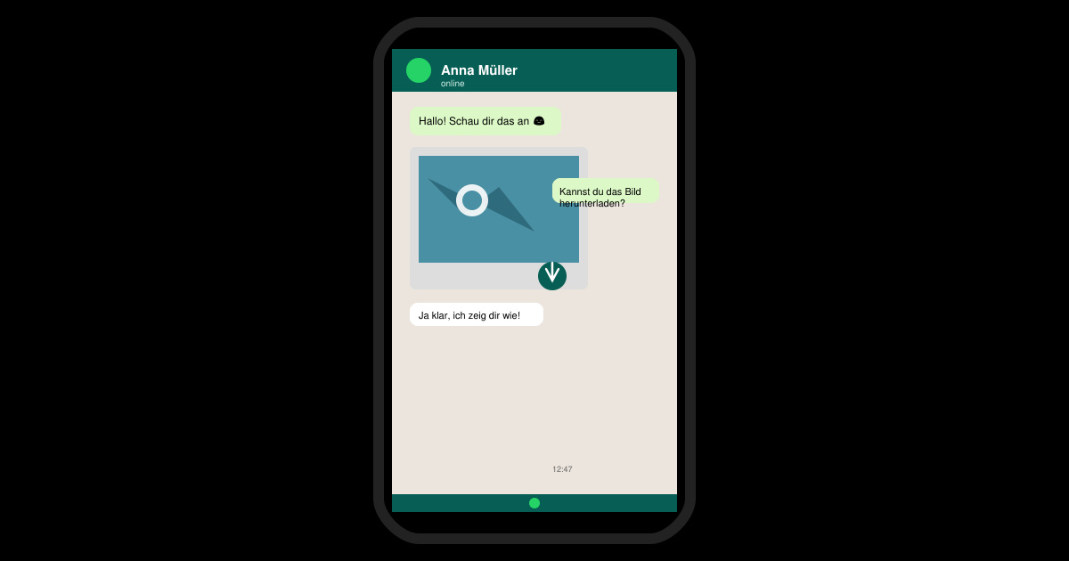 WhatsApp bilder kostenlos herunterladen