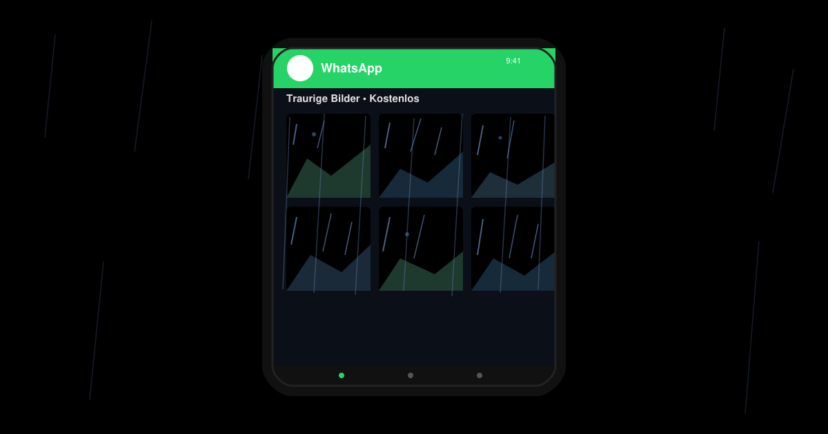 WhatsApp bilder traurig kostenlos