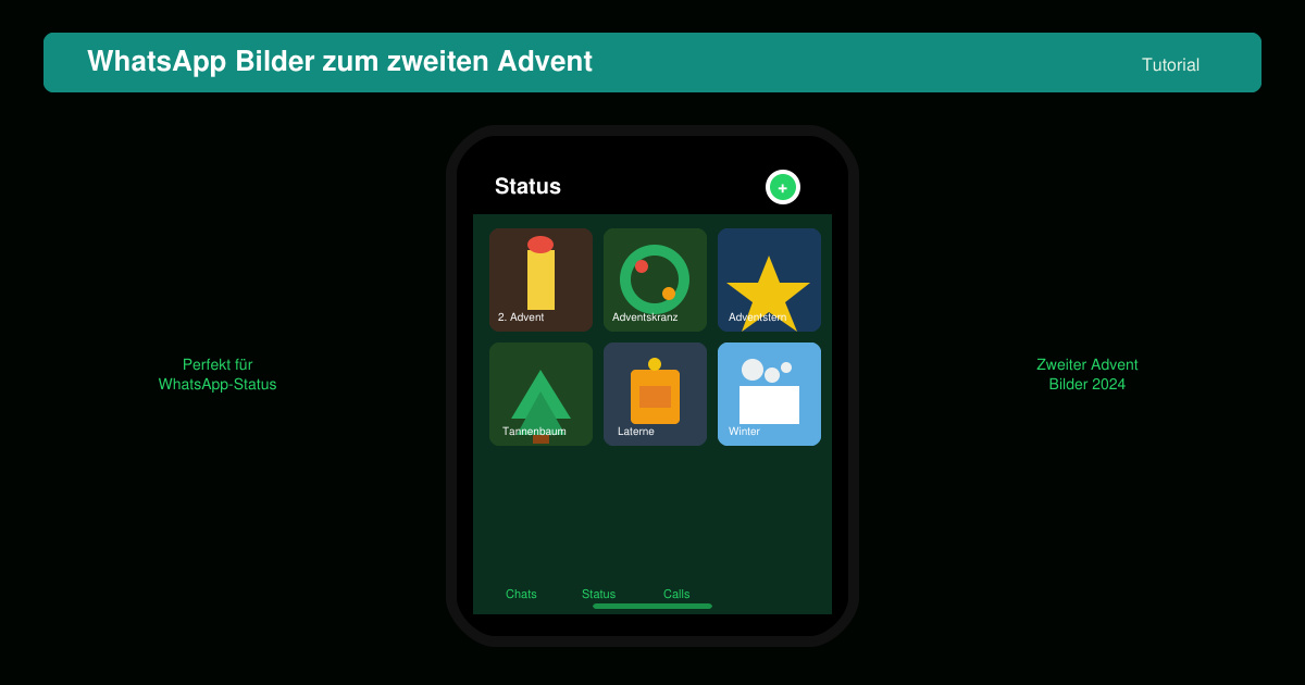 WhatsApp bilder zum zweiten advent