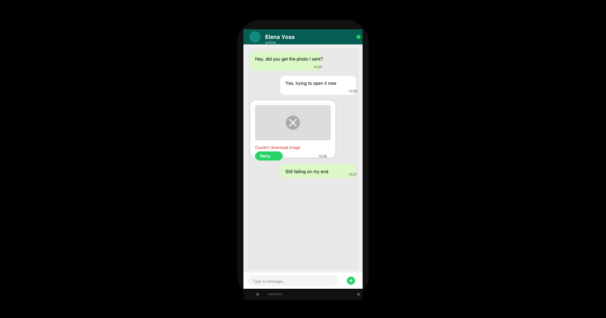 WhatsApp Couldn T Download Image