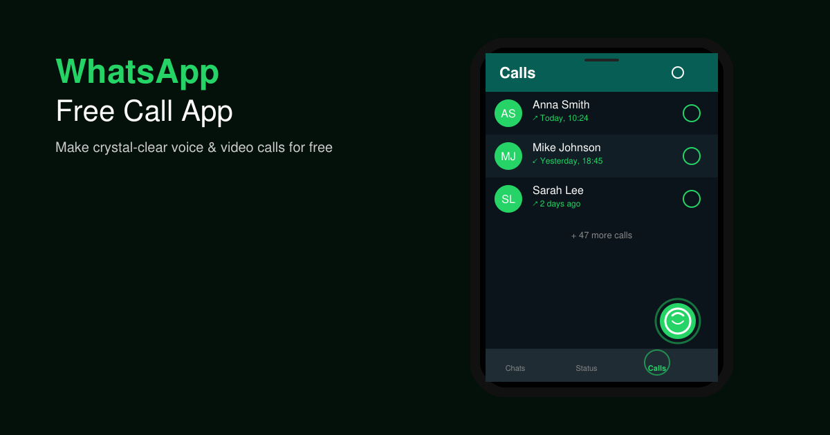WhatsApp Free Call App
