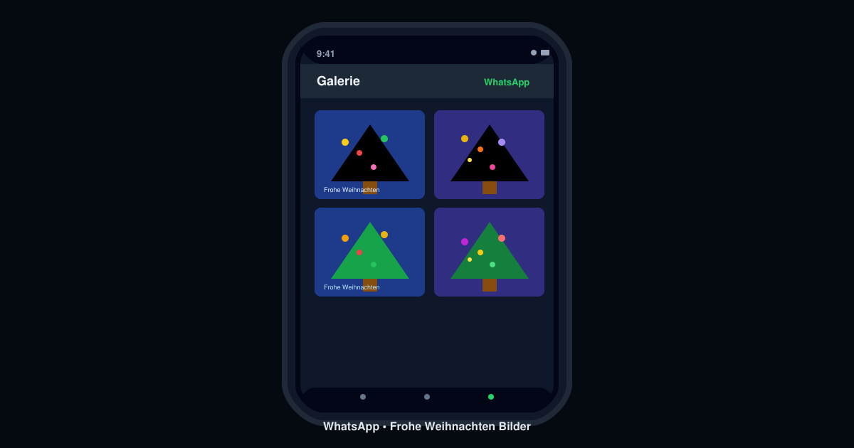 WhatsApp frohe weihnachten bilder